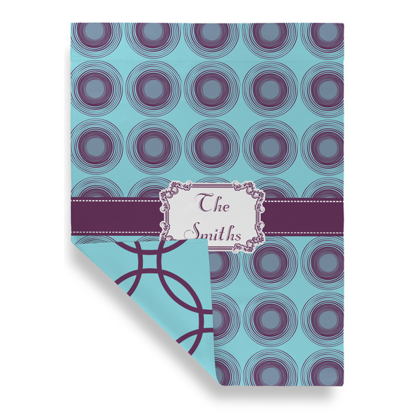 Concentric Circles Garden Flags - Large - Double Sided - FRONT FOLDED