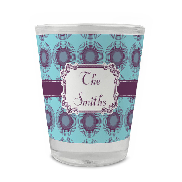 Concentric Circles Glass Shot Glass - Standard - FRONT