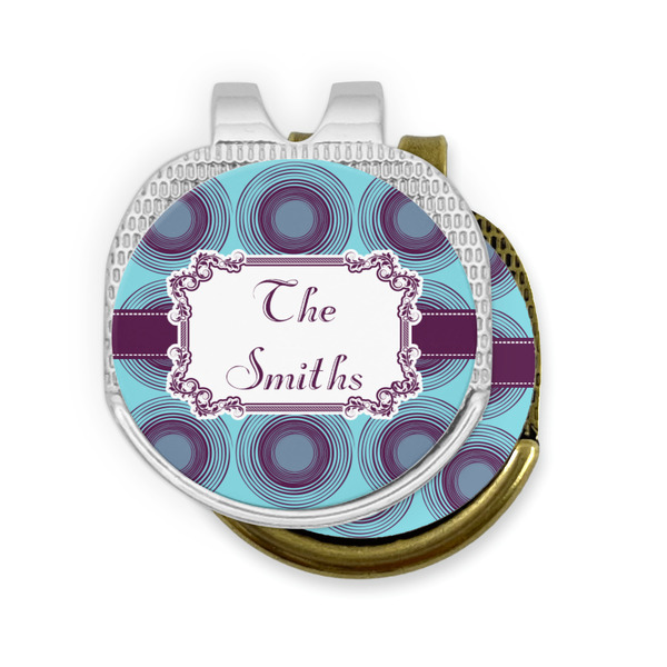 Concentric Circles Golf Ball Marker Hat Clip - PARENT/MAIN