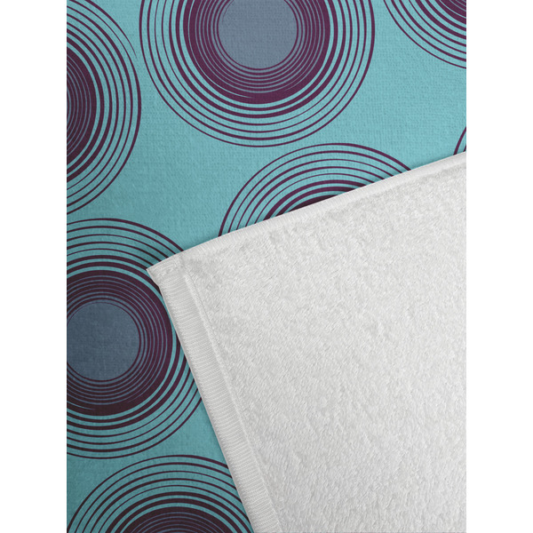 Concentric Circles Golf Towel - Detail