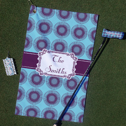 Concentric Circles Golf Towel Gift Set (Personalized)