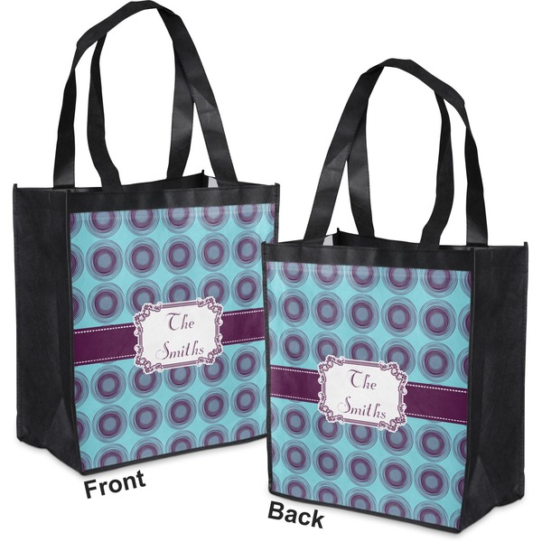 Concentric Circles Grocery Bag - Apvl