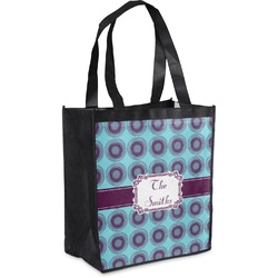 Concentric Circles Grocery Bag (Personalized)