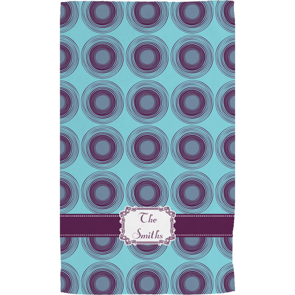 Concentric Circles Hand Towel (Personalized) Full