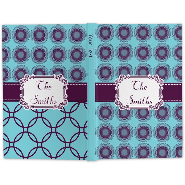 Concentric Circles Hard Cover Journal - Apvl