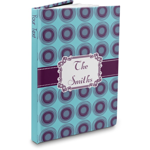 Custom Concentric Circles Hardbound Journal (Personalized)
