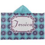 Concentric Circles Kids Hooded Towel (Personalized)