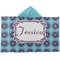 Concentric Circles Kids Hooded Towel (Personalized)