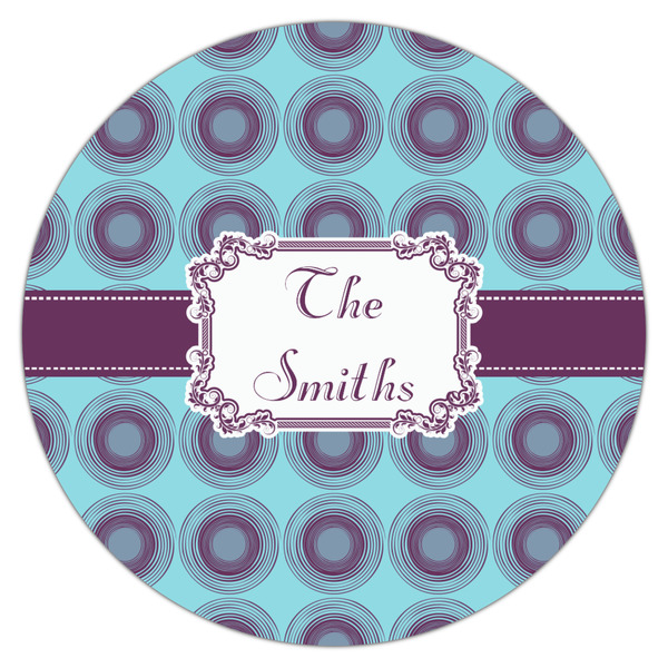 Concentric Circles Icing Circle - Large - Single