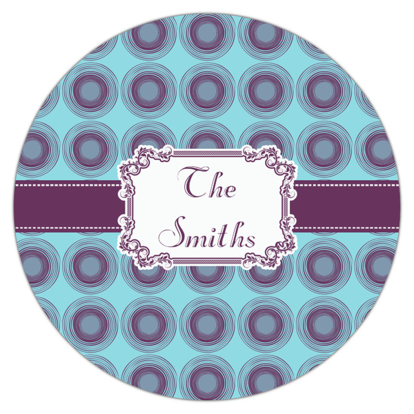 Concentric Circles Icing Circle - Medium - Single