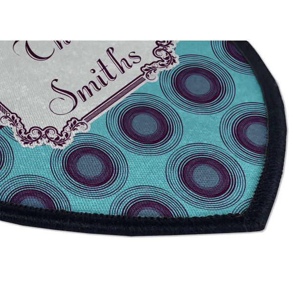 Concentric Circles Iron on Shield 3 Detail