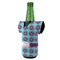 Concentric Circles Jersey Bottle Cooler - ANGLE (on bottle)