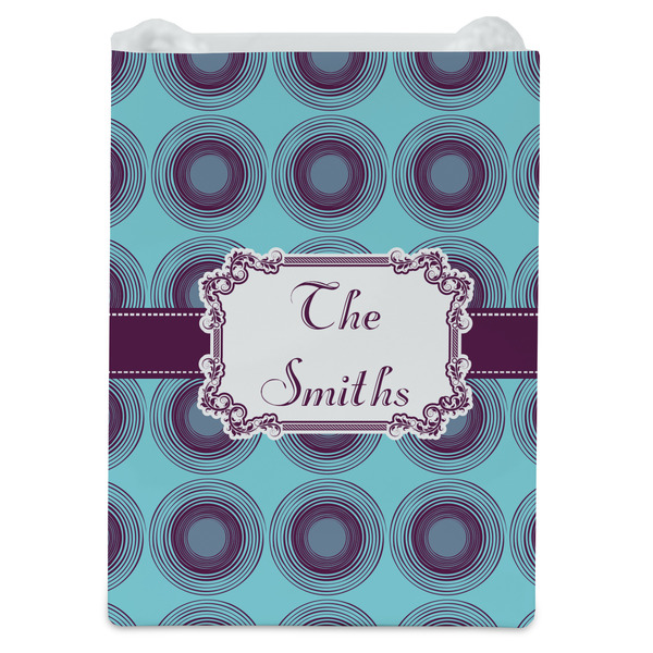 Concentric Circles Jewelry Gift Bag - Gloss - Front