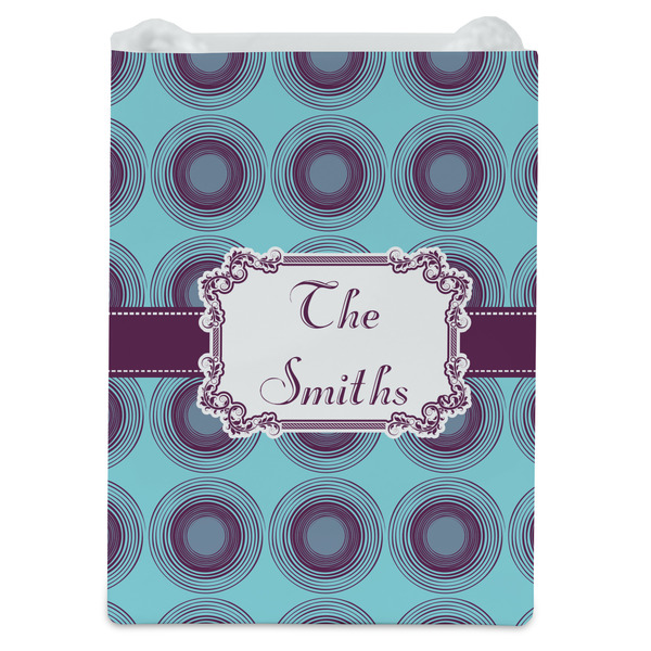 Concentric Circles Jewelry Gift Bag - Matte - Front