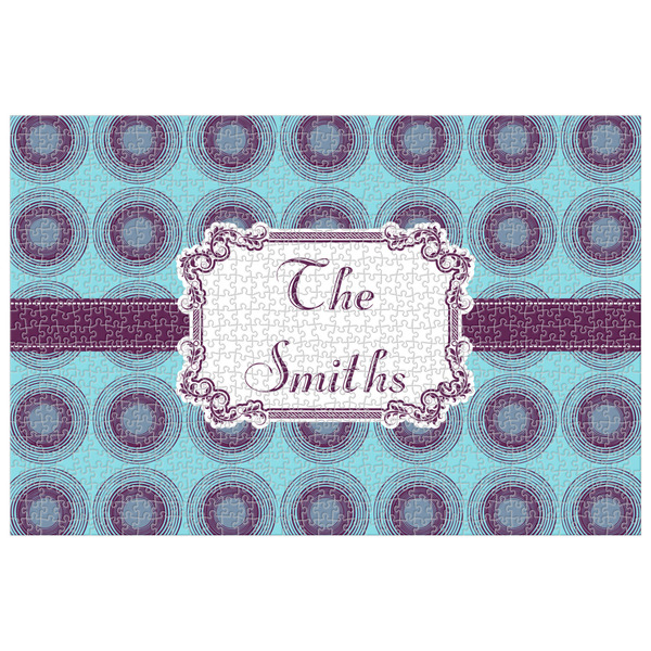 Custom Concentric Circles Jigsaw Puzzle - 1000-piece (Personalized)