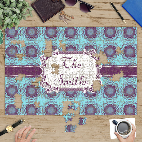 Concentric Circles Jigsaw Puzzle 1014 Piece - In Context