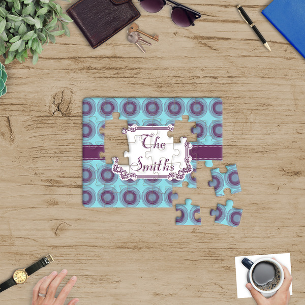 Concentric Circles Jigsaw Puzzle 30 Piece - In Context