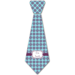 Concentric Circles Iron On Tie - 4 Sizes w/ Name or Text