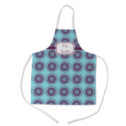 Concentric Circles Kid's Apron w/ Name or Text