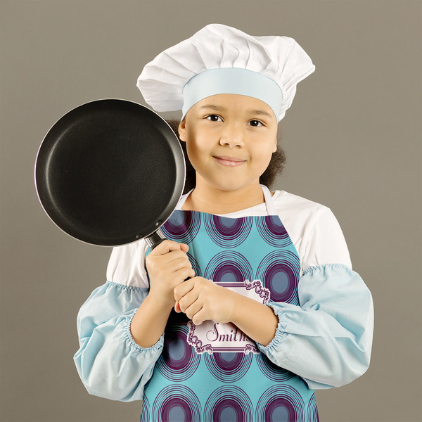 Concentric Circles Kid's Aprons - Medium - Lifestyle
