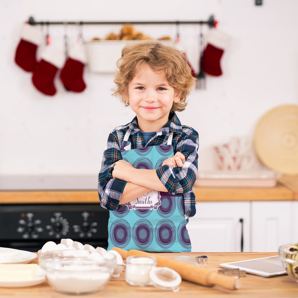 Concentric Circles Kid's Aprons - Small - Lifestyle