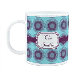 Concentric Circles Plastic Kids Mug (Personalized)