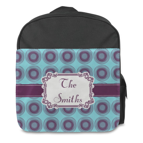 Concentric Circles Kids Backpack - Front
