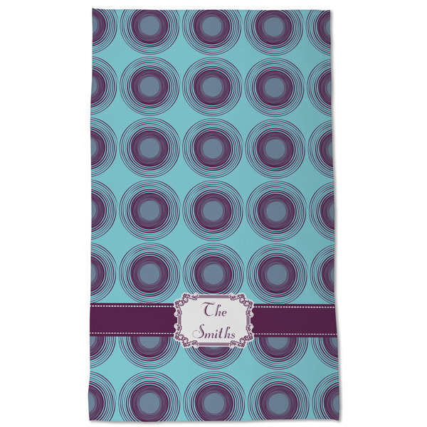 Concentric Circles Kitchen Towel - Poly Cotton - Full Front