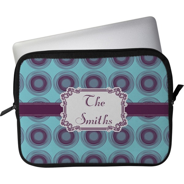 Custom Concentric Circles Laptop Sleeve / Case (Personalized)