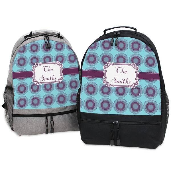 Concentric Circles Large Backpacks - Both