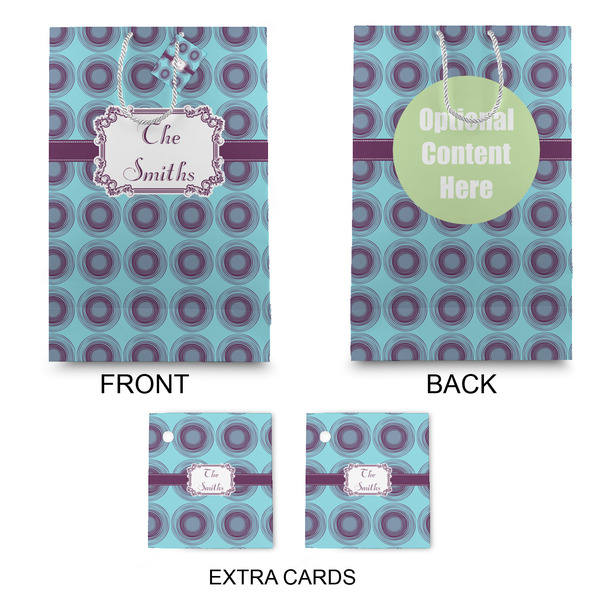 Concentric Circles Large Gift Bag - Approval