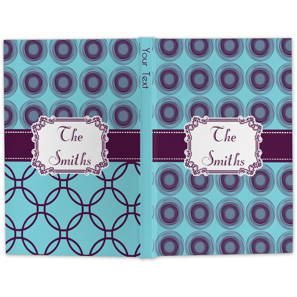 Concentric Circles Large Hard Cover Journal - Apvl