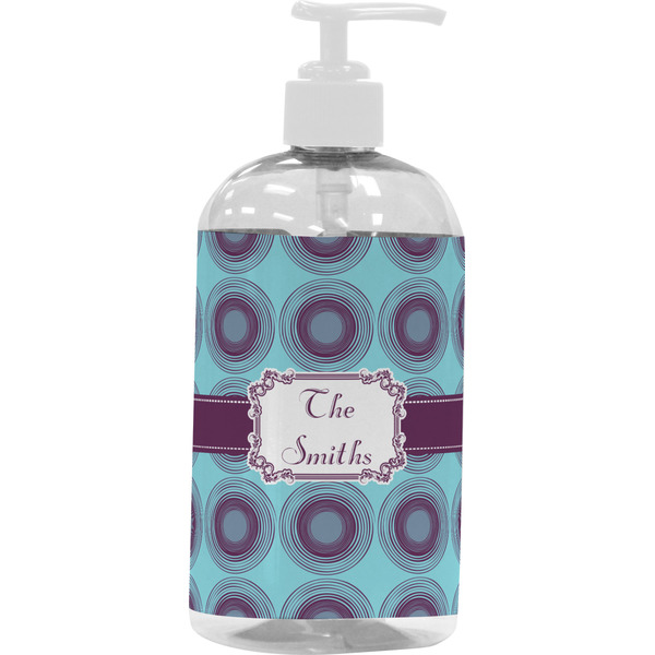 Concentric Circles Large Liquid Dispenser (16 oz) - White