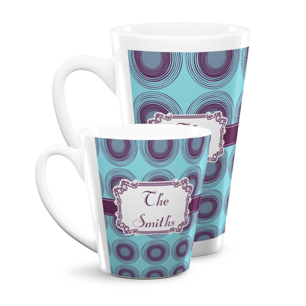 Concentric Circles Latte Mugs Main