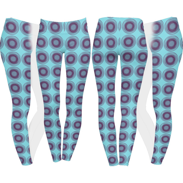 Concentric Circles Leggings Turn Around - Apvl