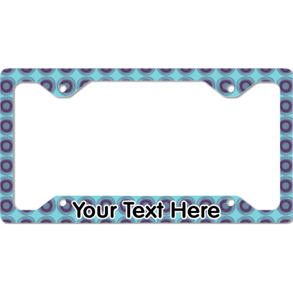 Concentric Circles License Plate Frame - Style C