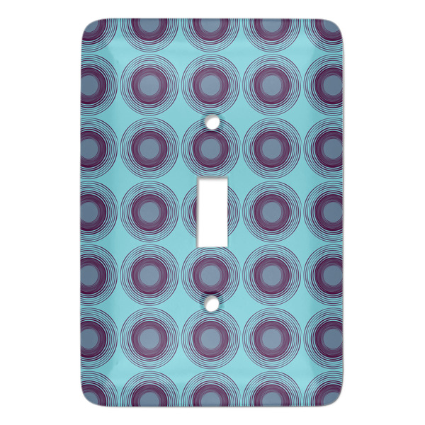 Custom Concentric Circles Light Switch Cover (Single Toggle)