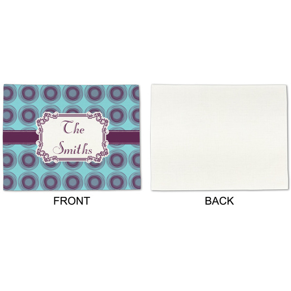 Concentric Circles Linen Placemat - APPROVAL Single (single sided)