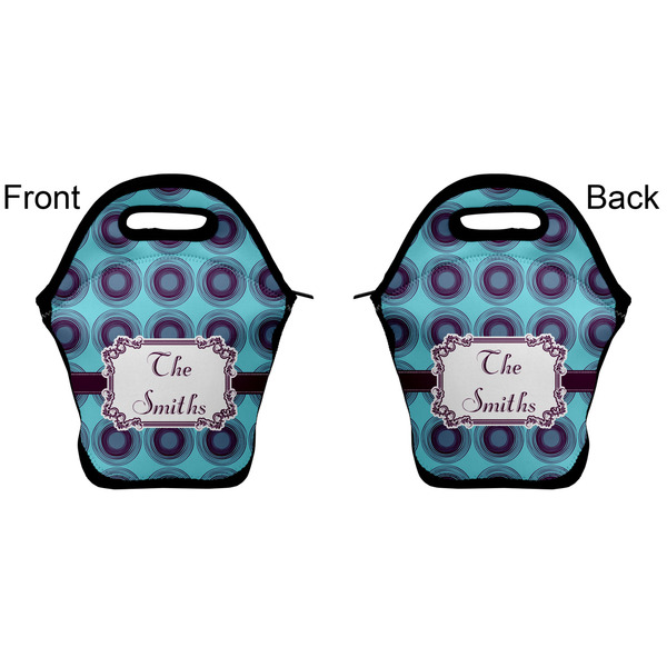 Concentric Circles Lunch Bag - Front and Back