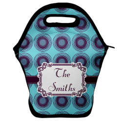 Concentric Circles Lunch Bag w/ Name or Text