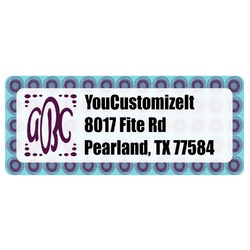 Concentric Circles Return Address Labels (Personalized)