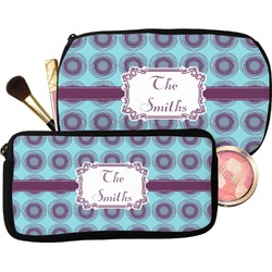 Concentric Circles Makeup / Cosmetic Bag (Personalized)