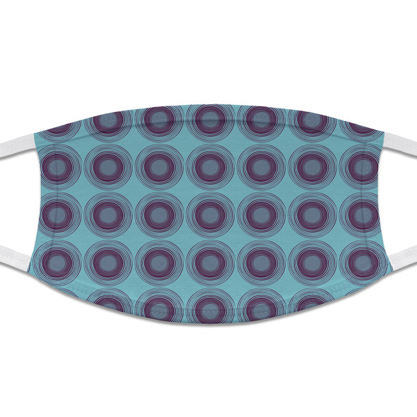 Custom Concentric Circles Cloth Face Mask (T-Shirt Fabric)
