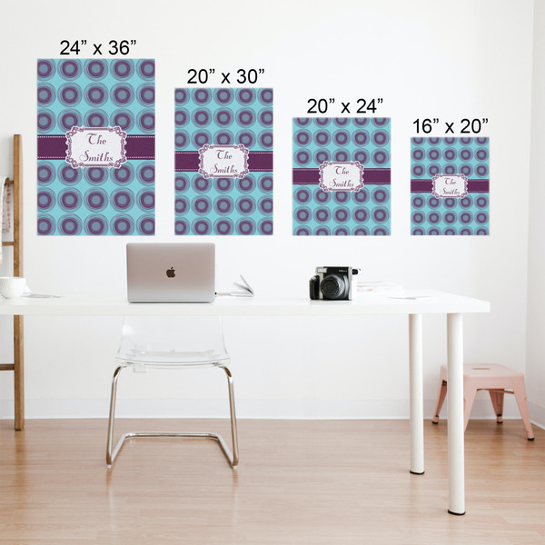 Concentric Circles Matte Poster - Sizes