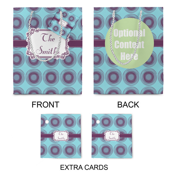 Concentric Circles Medium Gift Bag - Approval