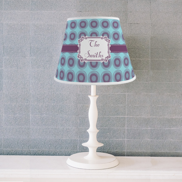 Concentric Circles Poly Film Empire Lampshade - Lifestyle