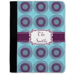 Concentric Circles Notebook Padfolio w/ Name or Text