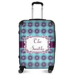 Concentric Circles Suitcase - 24" Medium - Checked (Personalized)