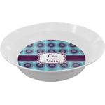 Concentric Circles Melamine Bowl - 12 oz (Personalized)