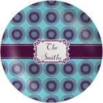 Concentric Circles Melamine Plate (Personalized)